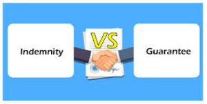 difference LAW OF INDEMNITY and GUARANTEE