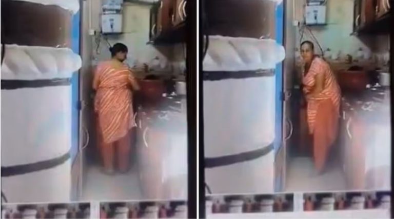 Shocking Incident in Bijnor: Maid Caught on CCTV Urinating in Kitchen Utensils