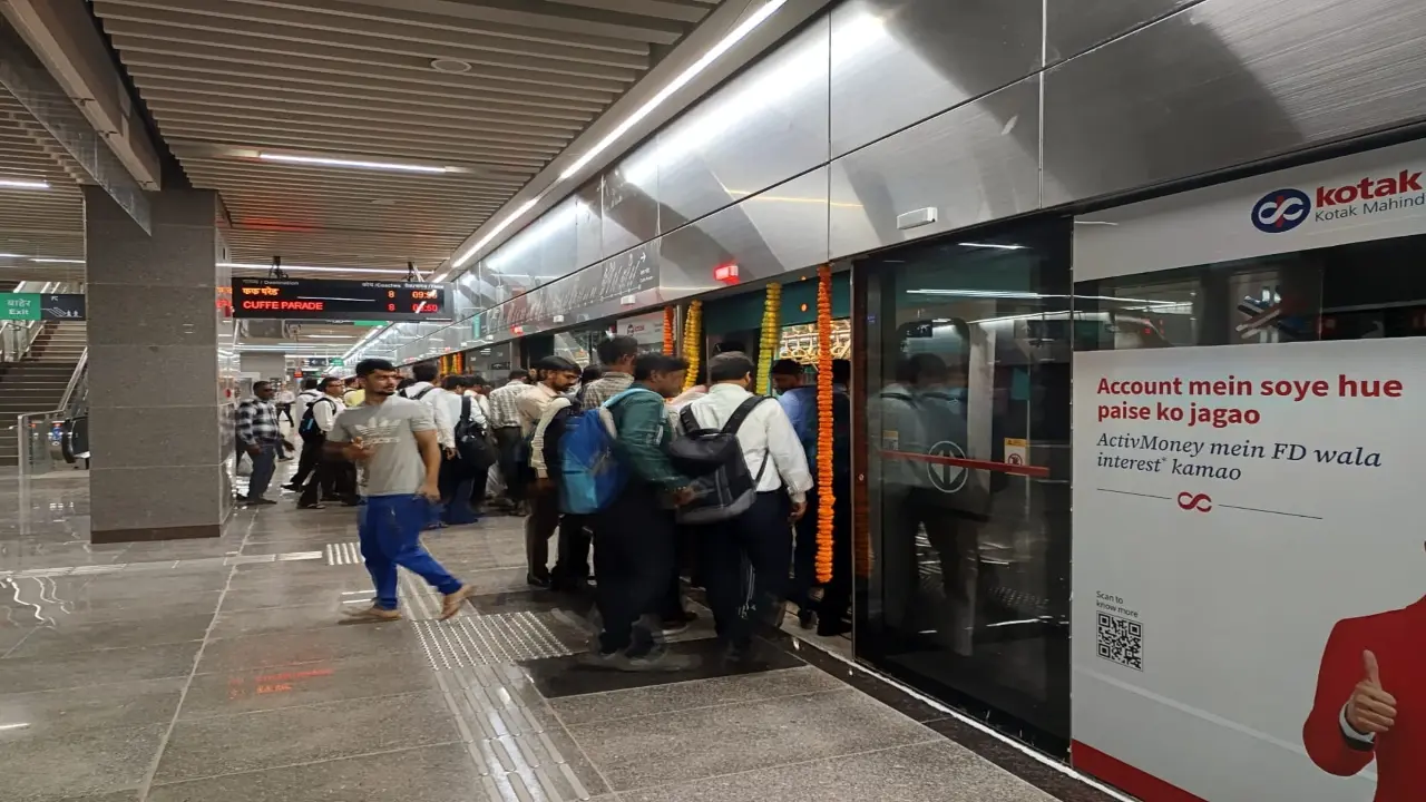 Mumbai Metro Aqua Line 3