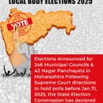 Maharashtra Local body election declared 2025