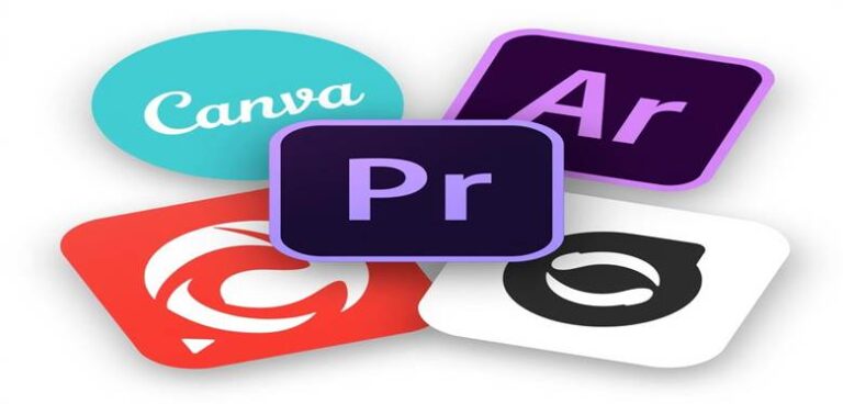Canva, Adobe Premiere Pro, CapCut, InShot