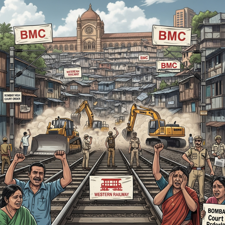 Recent Demolition Drive: Garib Nagar, Bandra East