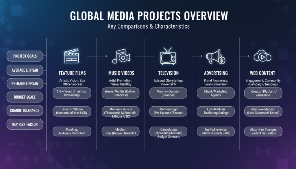 Types of media: TV, FILM MEDIA