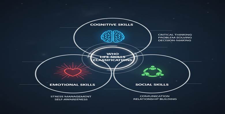 Classification of life skills (who-based: cognitive emotional, social skills)